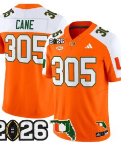 Miami Hurricanes 2026 CFP Final & Florida Patch Vapor Limited Jersey - All Stitched by Digigearus