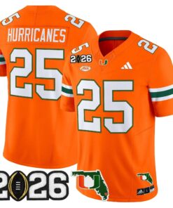 Miami Hurricanes 2026 CFP Final & Florida Patch Vapor Limited Jersey - All Stitched by Digigearus