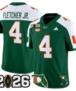 Miami Hurricanes 2026 CFP Final & Florida Patch Vapor Limited Jersey - All Stitched by Digigearus