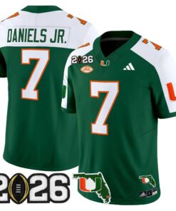 Miami Hurricanes 2026 CFP Final & Florida Patch Vapor Limited Jersey - All Stitched by Digigearus