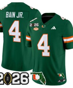 Miami Hurricanes 2026 CFP Final & Florida Patch Vapor Limited Jersey - All Stitched by Digigearus