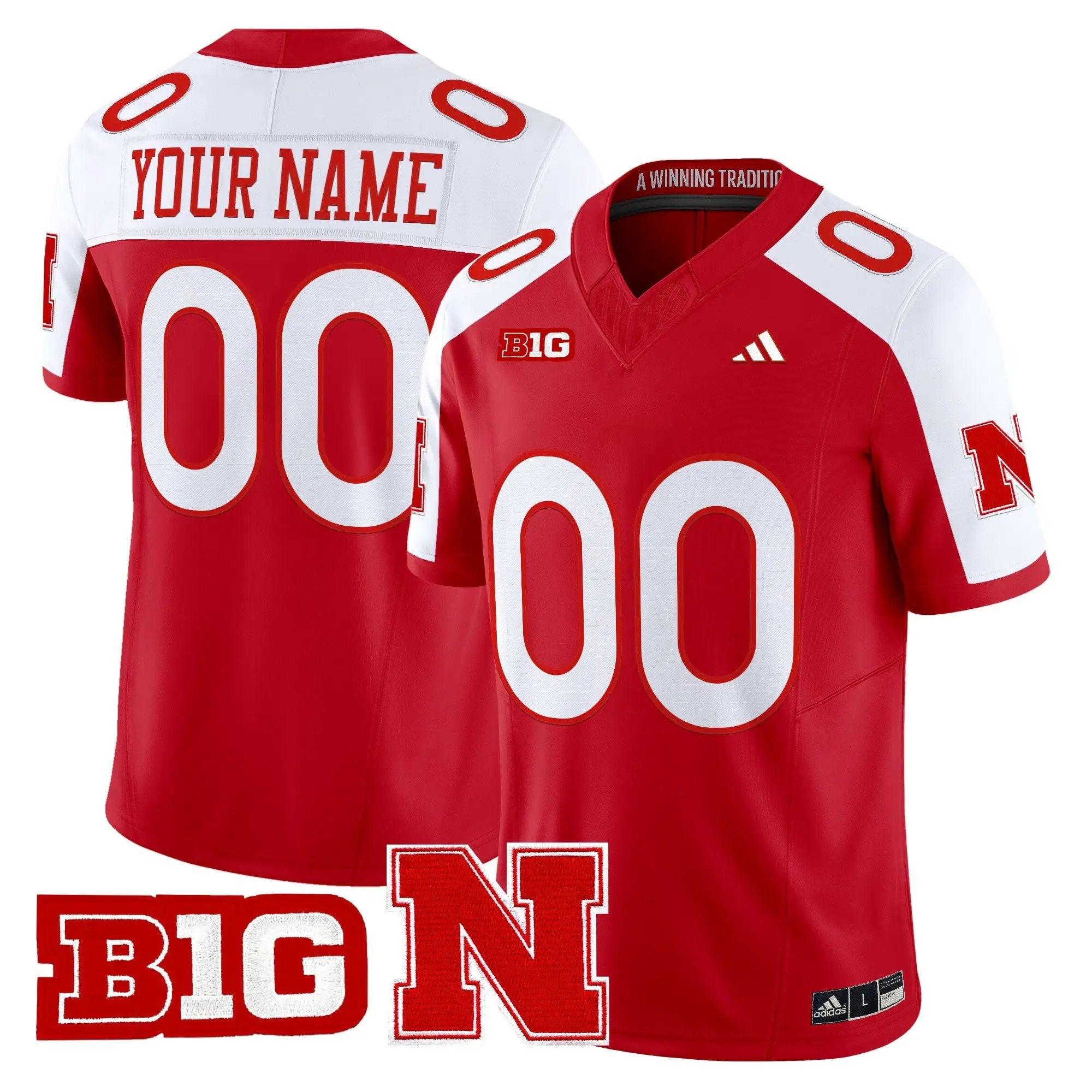 Nebraska Cornhuskers 2026 Vapor Limited Custom Jersey - Stitched by Digigearus