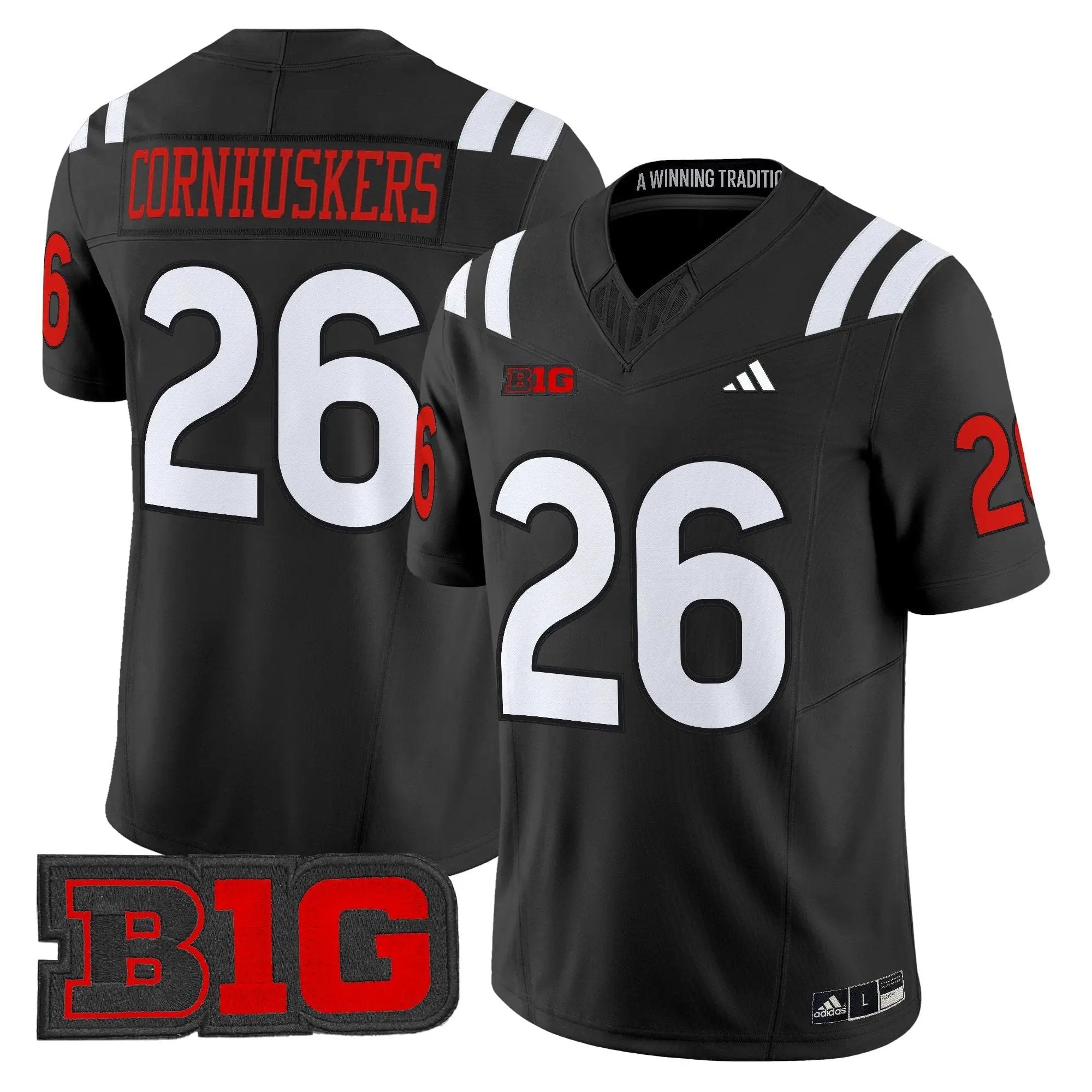 Nebraska Cornhuskers 2026 Vapor Limited Jersey - Stitched by Digigearus