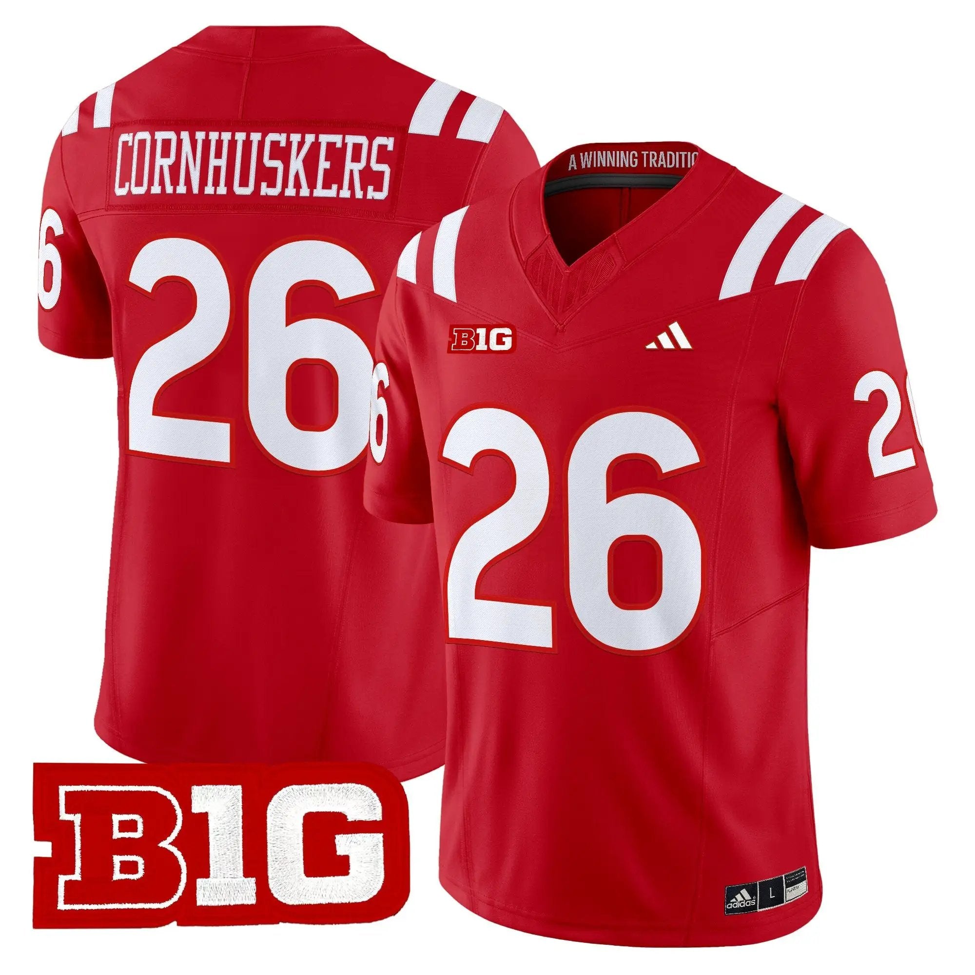 Nebraska Cornhuskers 2026 Vapor Limited Jersey - Stitched by Digigearus