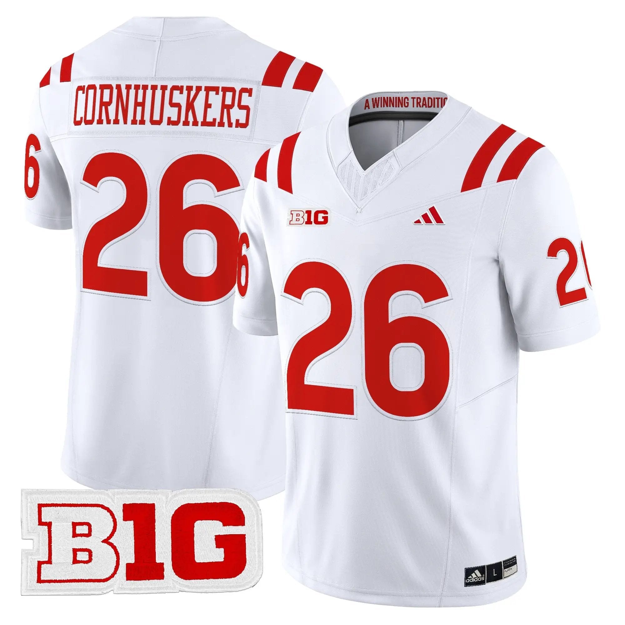 Nebraska Cornhuskers 2026 Vapor Limited Jersey - Stitched by Digigearus