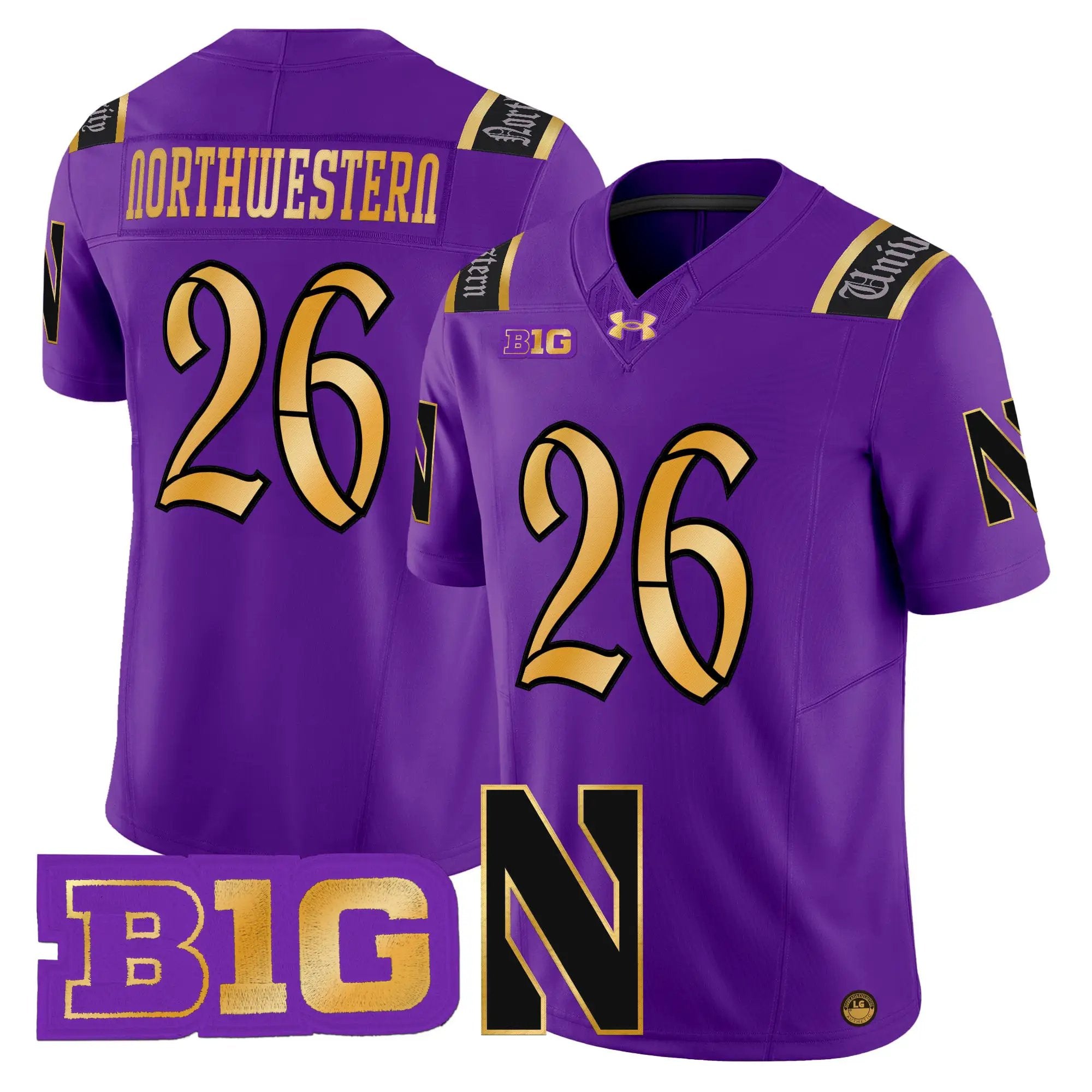 Northwestern Wildcats 2026 Vapor Limited Jersey - All stitched by Digigearus