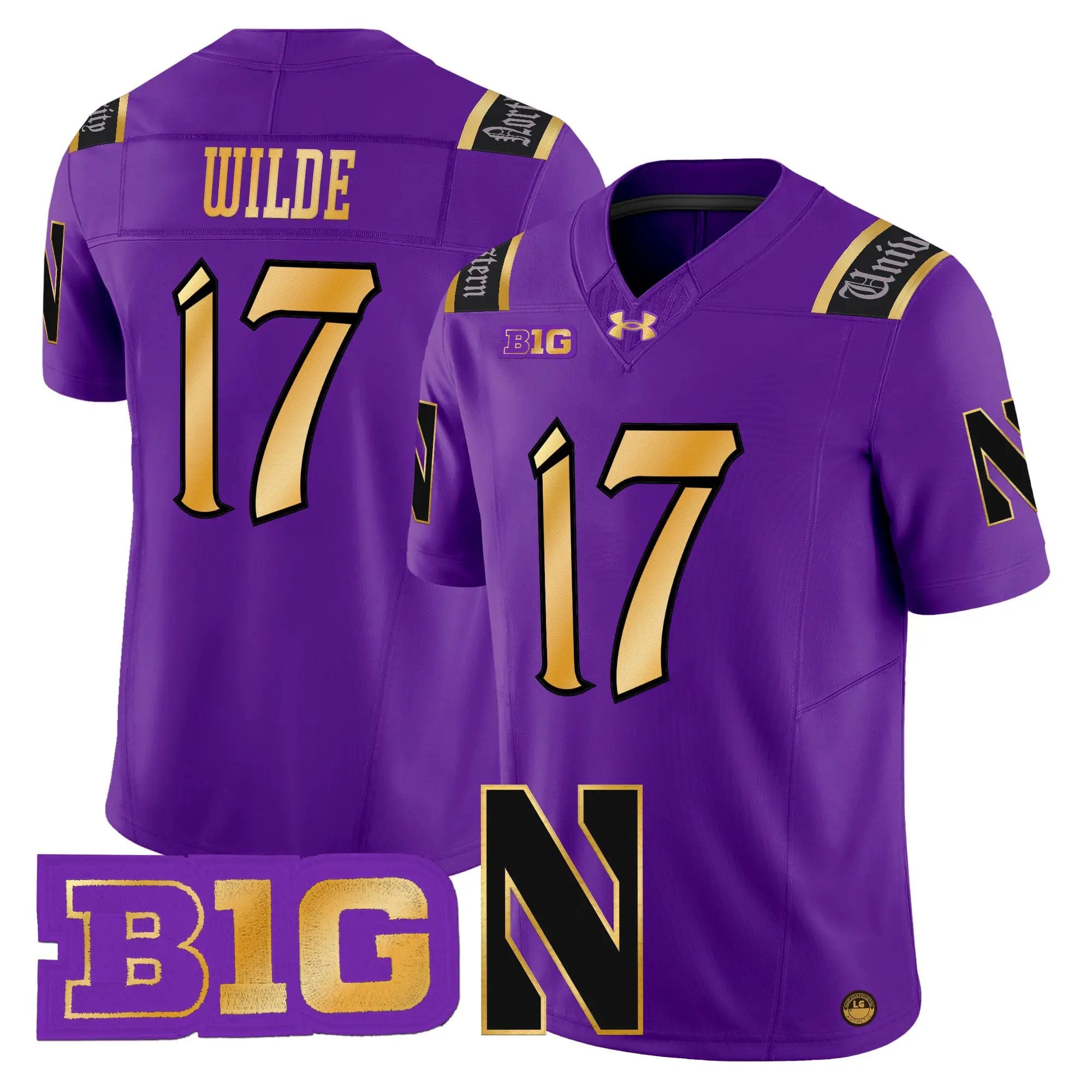 Northwestern Wildcats 2026 Vapor Limited Jersey - All stitched by Digigearus