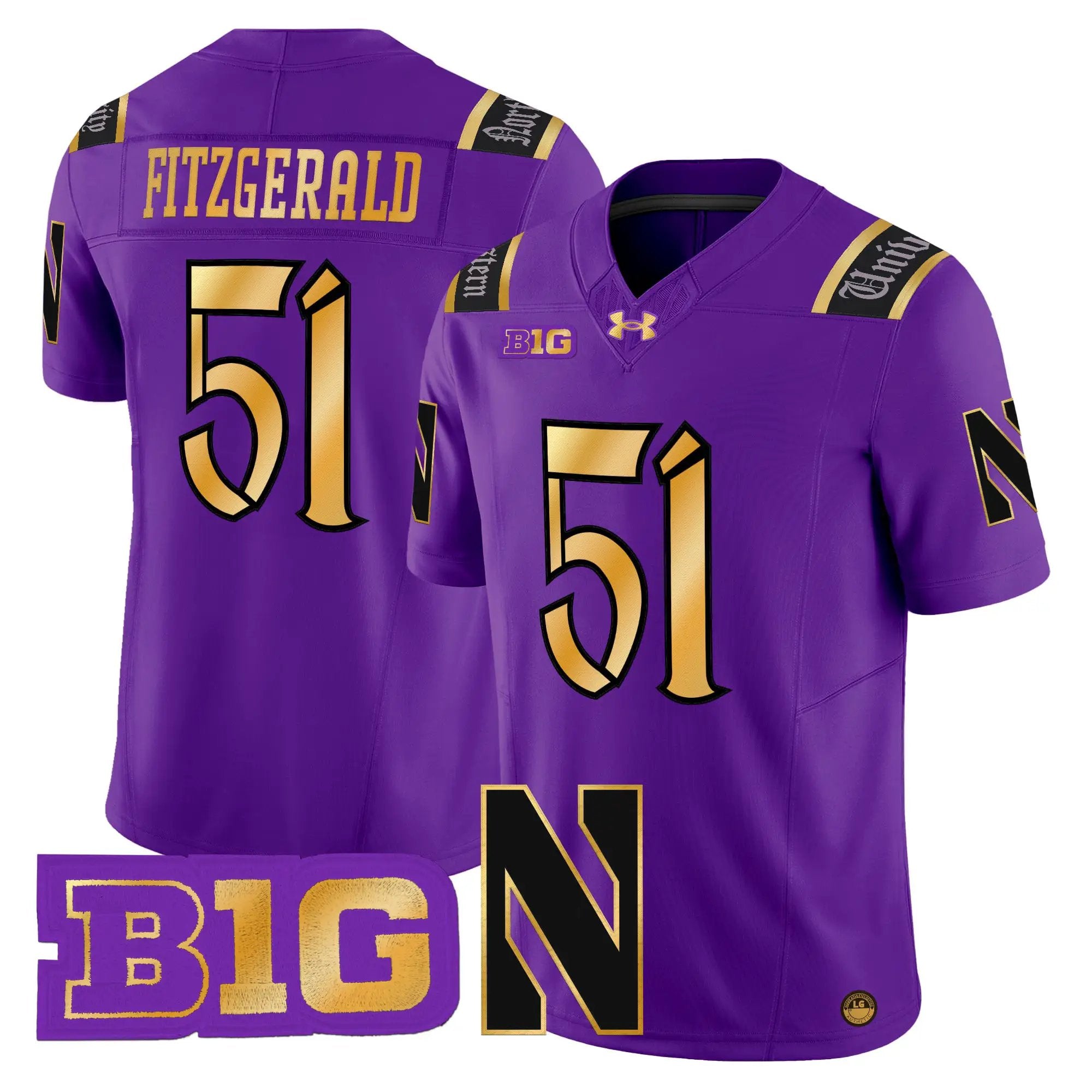 Northwestern Wildcats 2026 Vapor Limited Jersey - All stitched by Digigearus