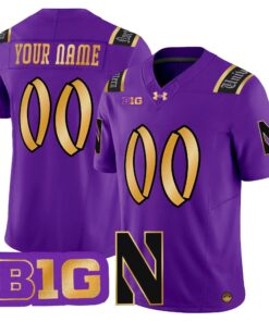 Northwestern Wildcats 2026 Vapor Limited Custom Jersey - All stitched by Digigearus