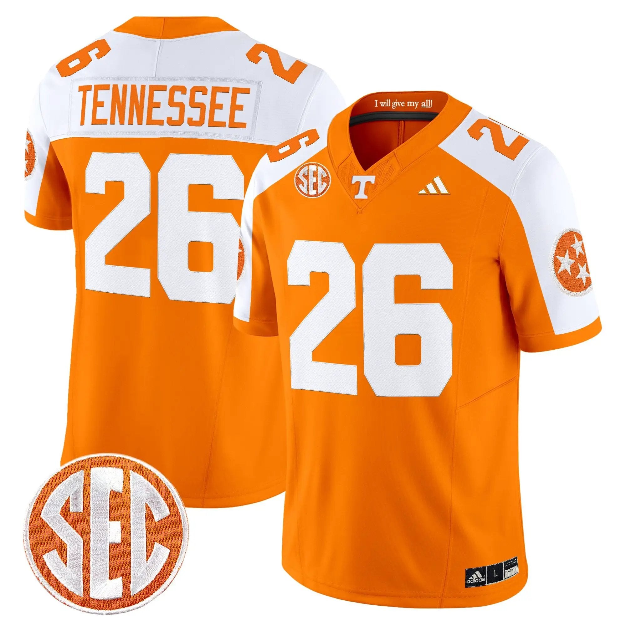 Tennessee Volunteers 2026 Vapor Limited Jersey - All Stitched by Tennessee Volunteers