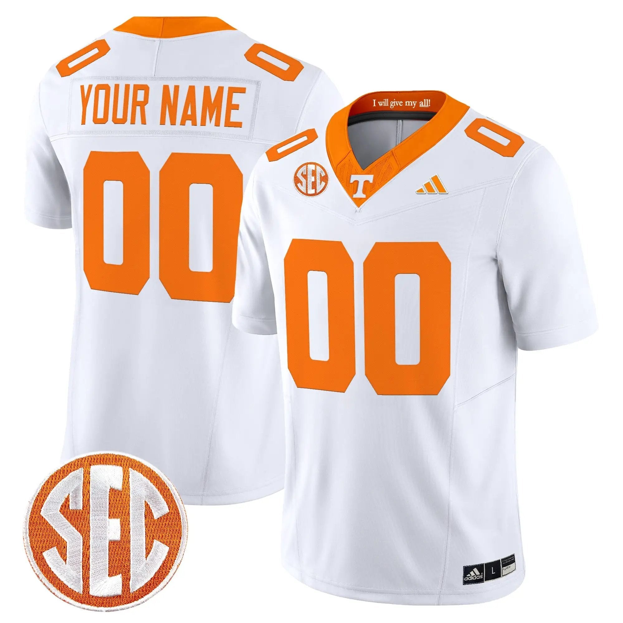Tennessee Volunteers 2026 Vapor Limited Custom Jersey - All Stitched by Tennessee Volunteers