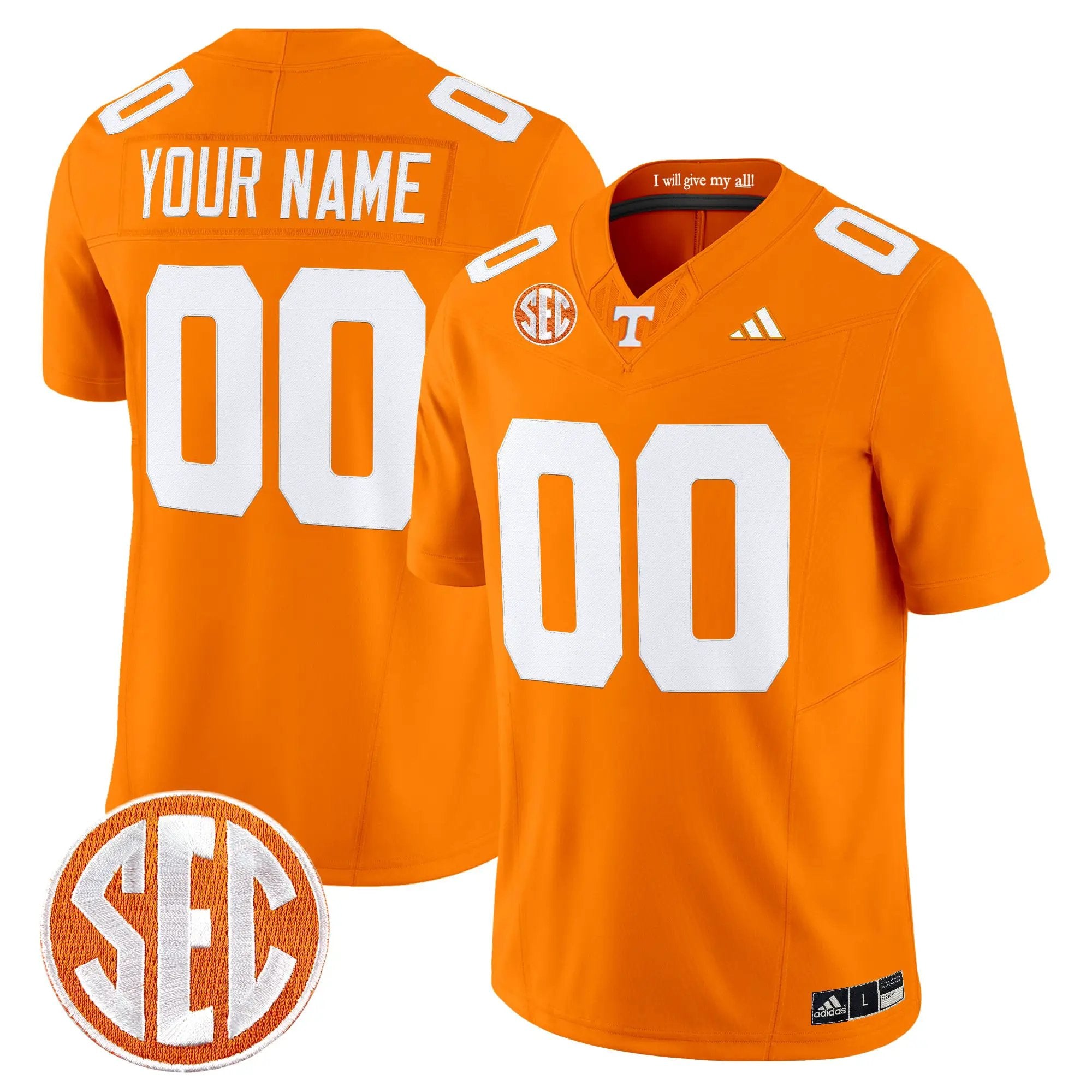 Tennessee Volunteers 2026 Vapor Limited Custom Jersey - All Stitched by Tennessee Volunteers