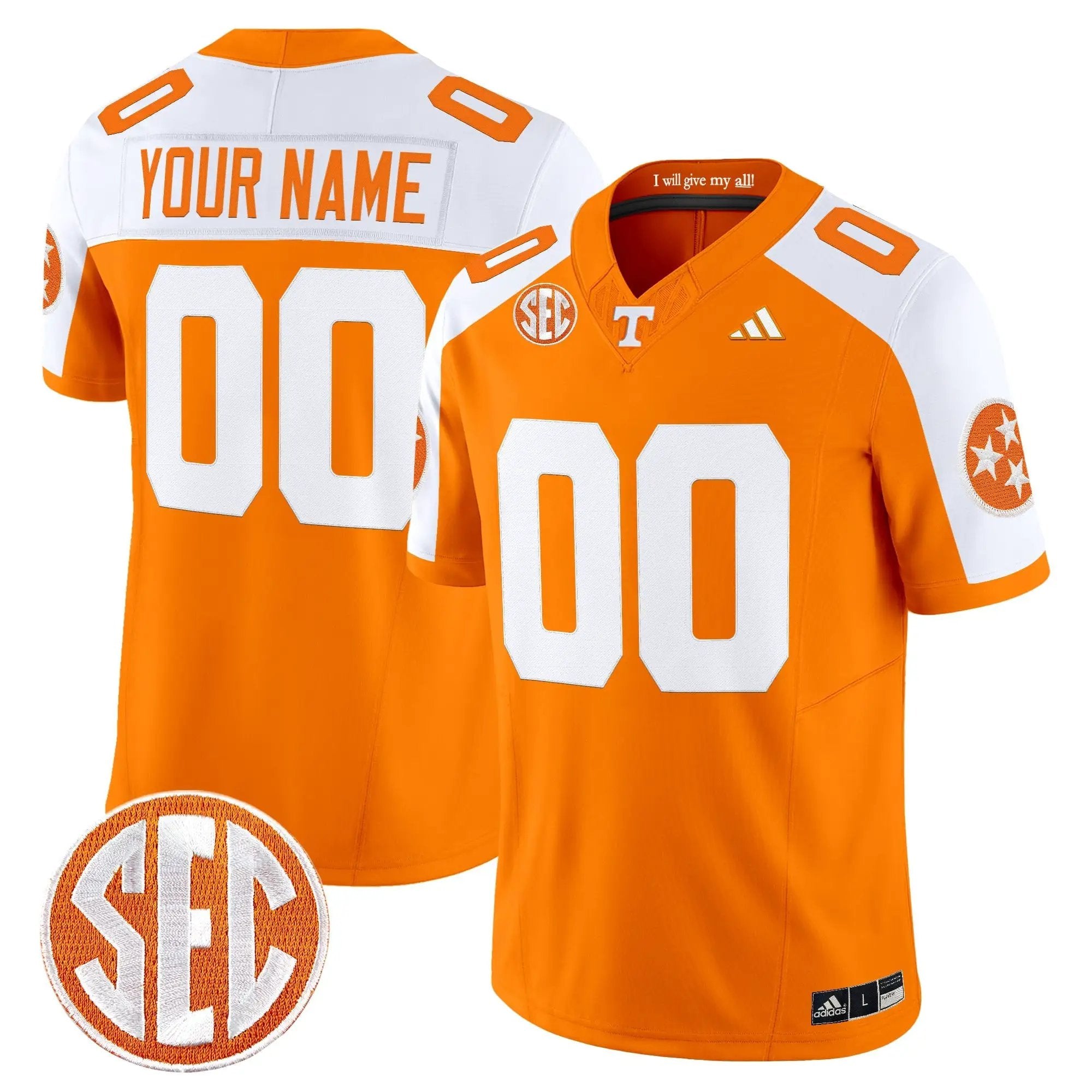 Tennessee Volunteers 2026 Vapor Limited Custom Jersey - All Stitched by Tennessee Volunteers