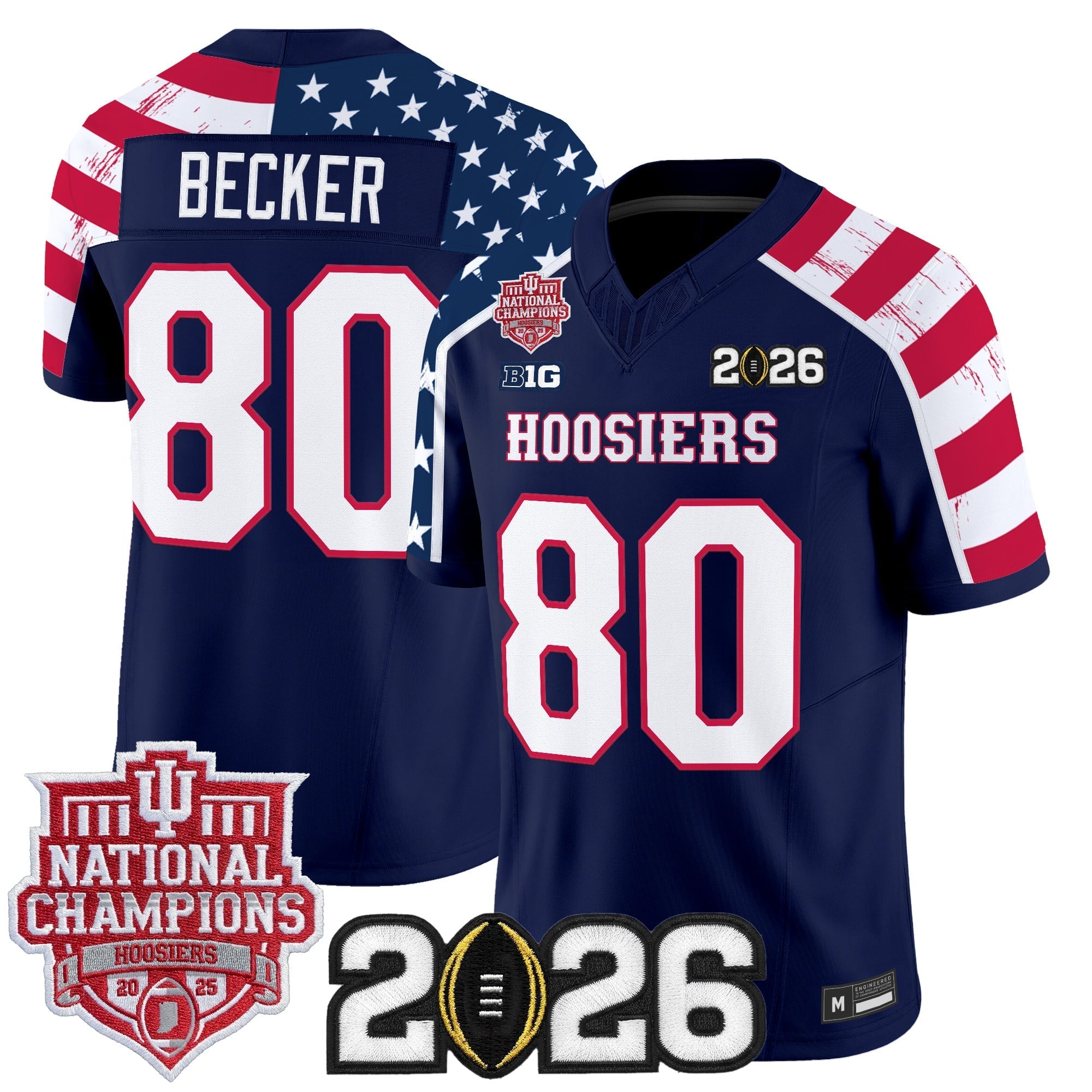 Indiana Hoosiers "America 250 Edition" Vapor Limited Jersey - Stitched by Digigearus