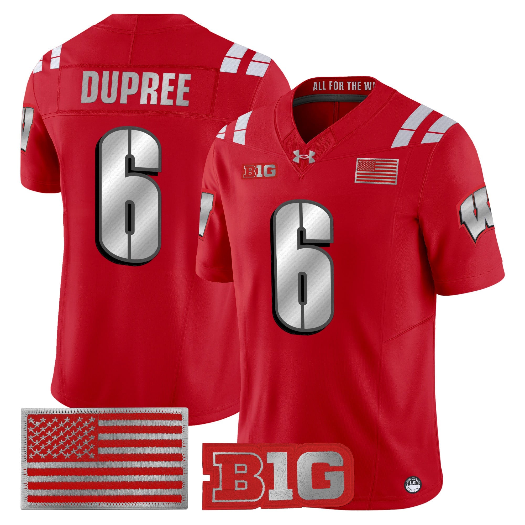Wisconsin Badgers 2026 Lambeau Vapor Limited Jersey - All Stitched by Digigearus
