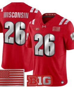 Wisconsin Badgers 2026 Lambeau Vapor Limited Jersey - All Stitched by Digigearus