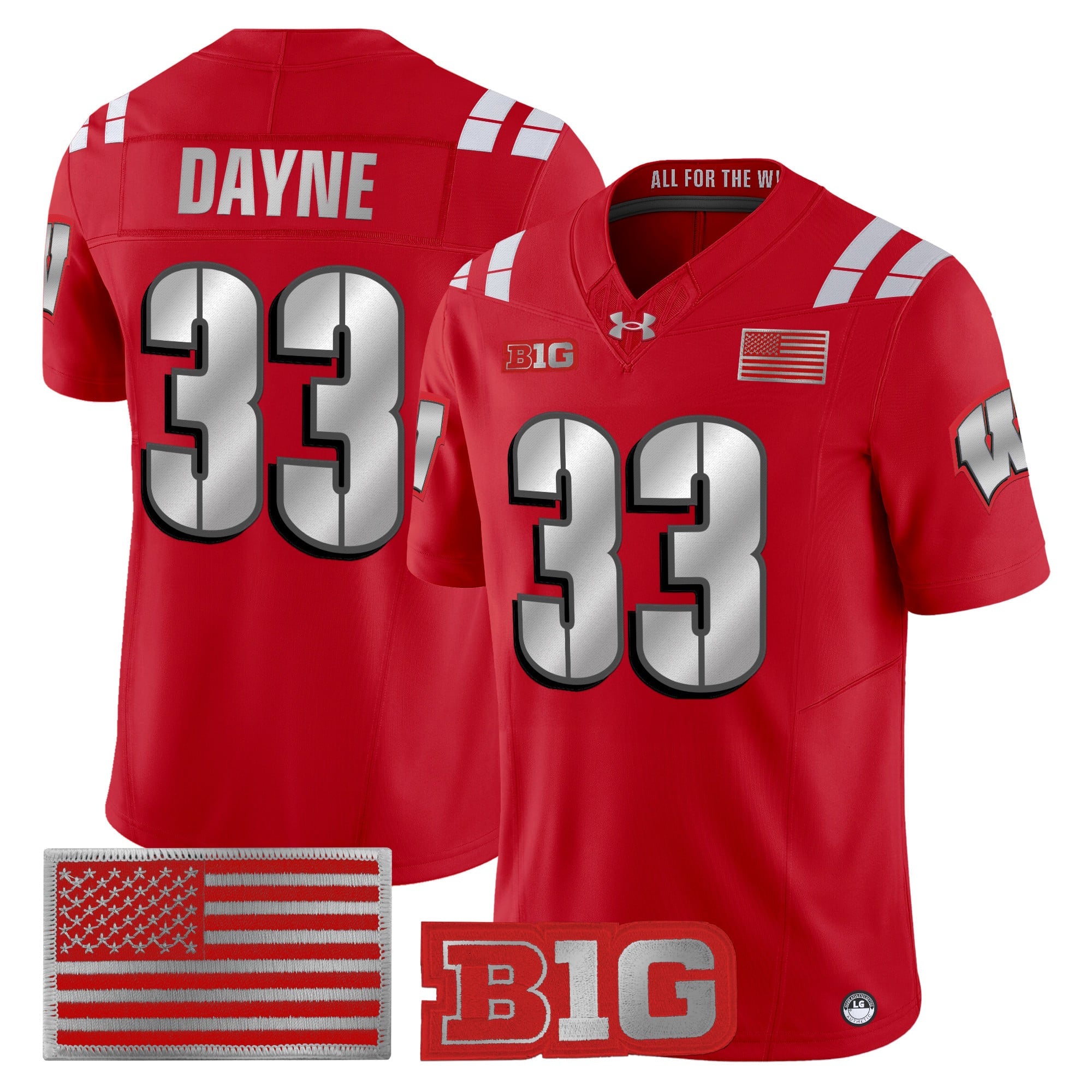 Wisconsin Badgers 2026 Lambeau Vapor Limited Jersey - All Stitched by Digigearus