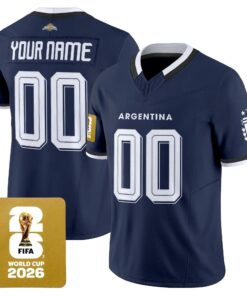 Argentina 2026 World Cup Vapor Football Custom Jersey - All Stitched by Digigearus