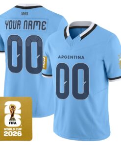 Argentina 2026 World Cup Vapor Football Custom Jersey - All Stitched by Digigearus