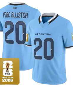 Argentina 2026 World Cup Vapor Football Jersey - All Stitched by Digigearus