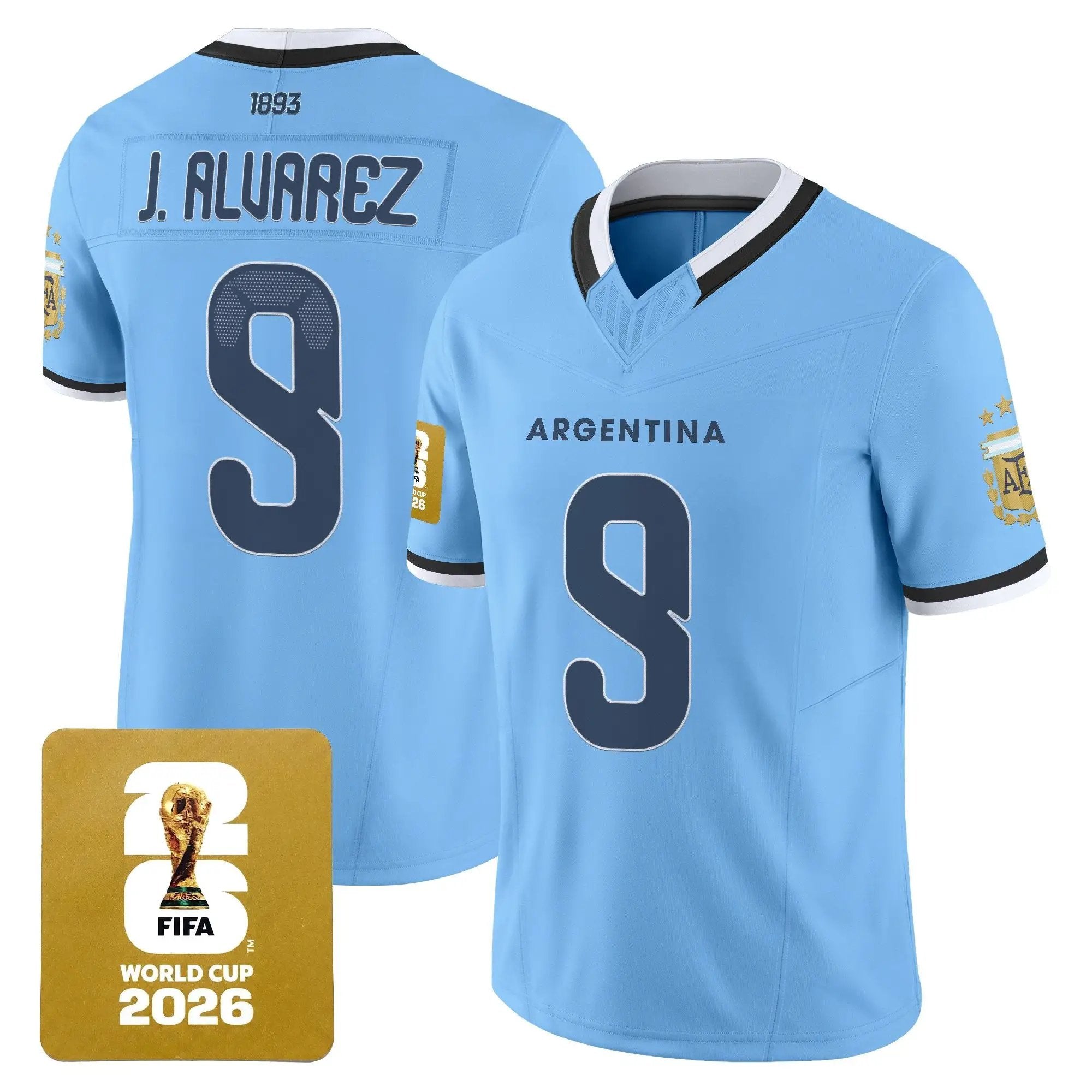 Argentina 2026 World Cup Vapor Football Jersey - All Stitched by Digigearus