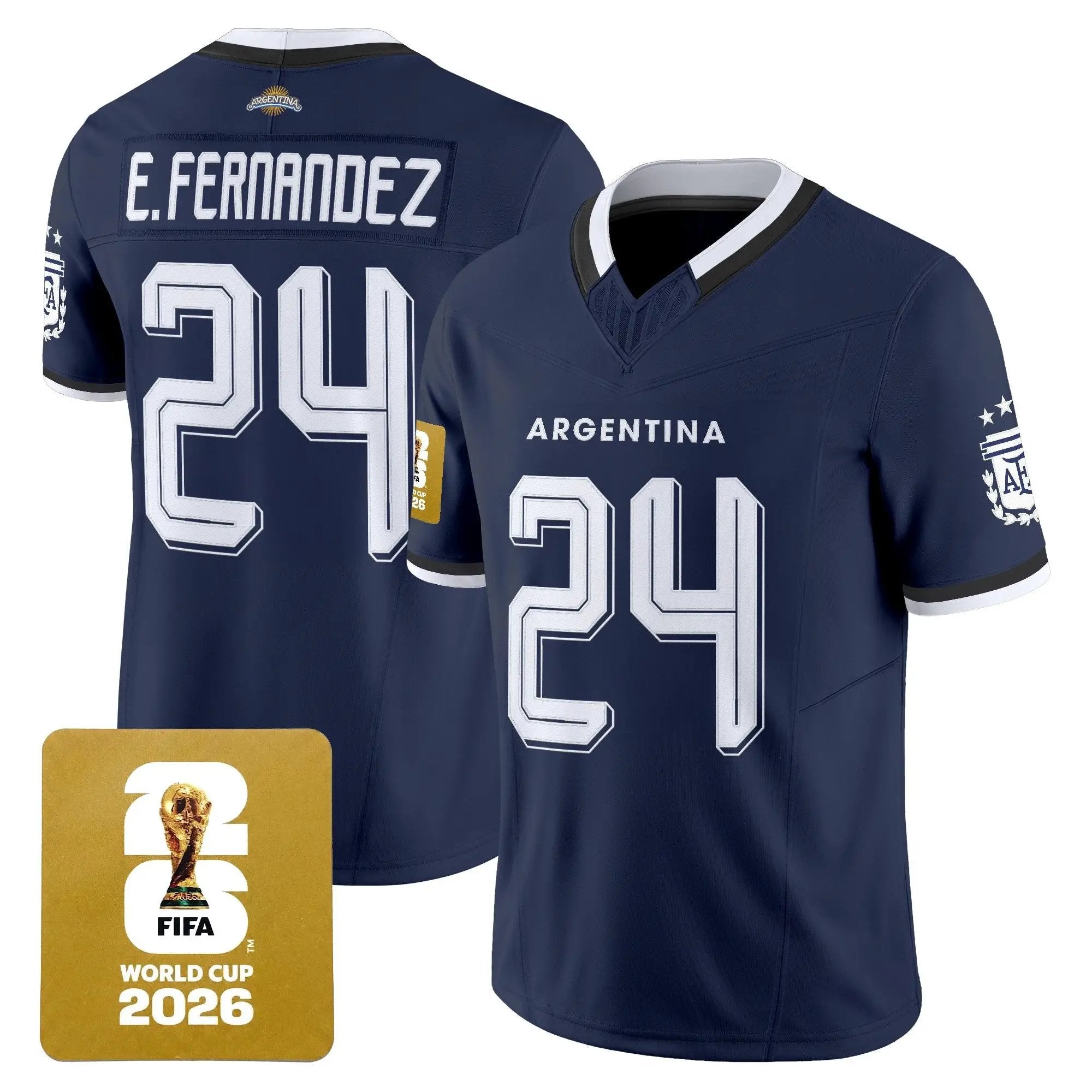 Argentina 2026 World Cup Vapor Football Jersey - All Stitched by Digigearus