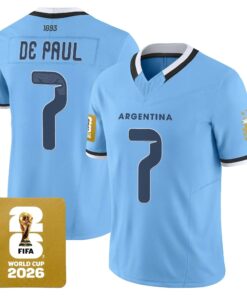 Argentina 2026 World Cup Vapor Football Jersey - All Stitched by Digigearus