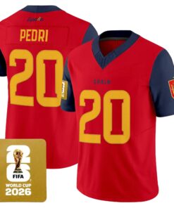 Spain 2026 World Cup Vapor Football Jersey - All Stitched by Digigearus