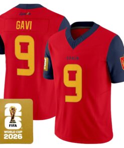 Spain 2026 World Cup Vapor Football Jersey - All Stitched by Digigearus