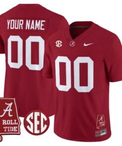 BAMA 2026 Vapor Limited Custom Jersey - Alabama Map - Stitched by Alabama Crimson Tide
