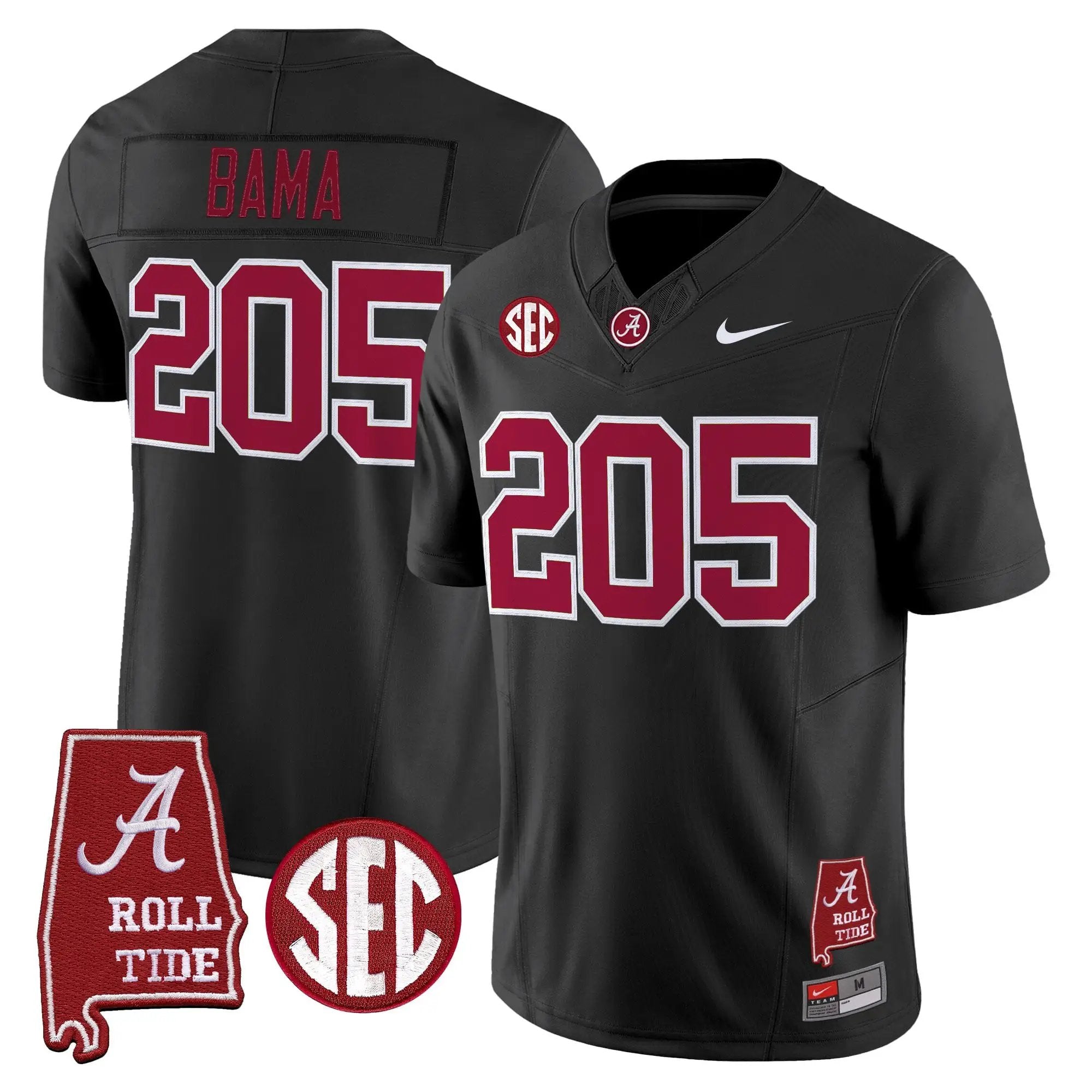 BAMA 2026 Vapor Limited Jersey - Alabama Map - Stitched by Alabama Crimson Tide