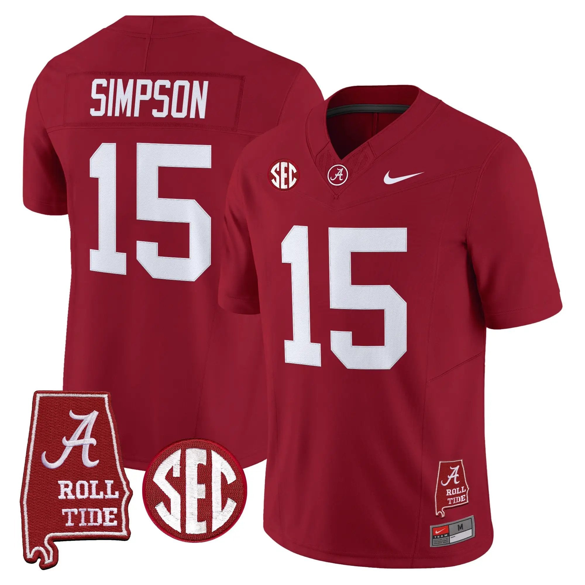 BAMA 2026 Vapor Limited Jersey - Alabama Map - Stitched by Alabama Crimson Tide