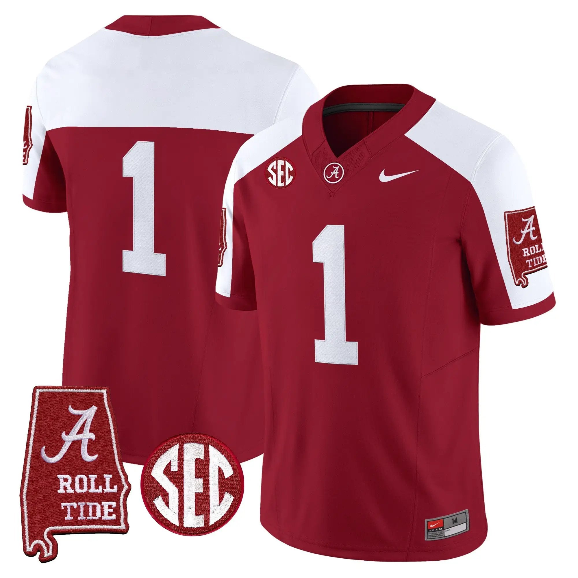 BAMA 2026 Vapor Limited Jersey - Alabama Map - Stitched by Alabama Crimson Tide
