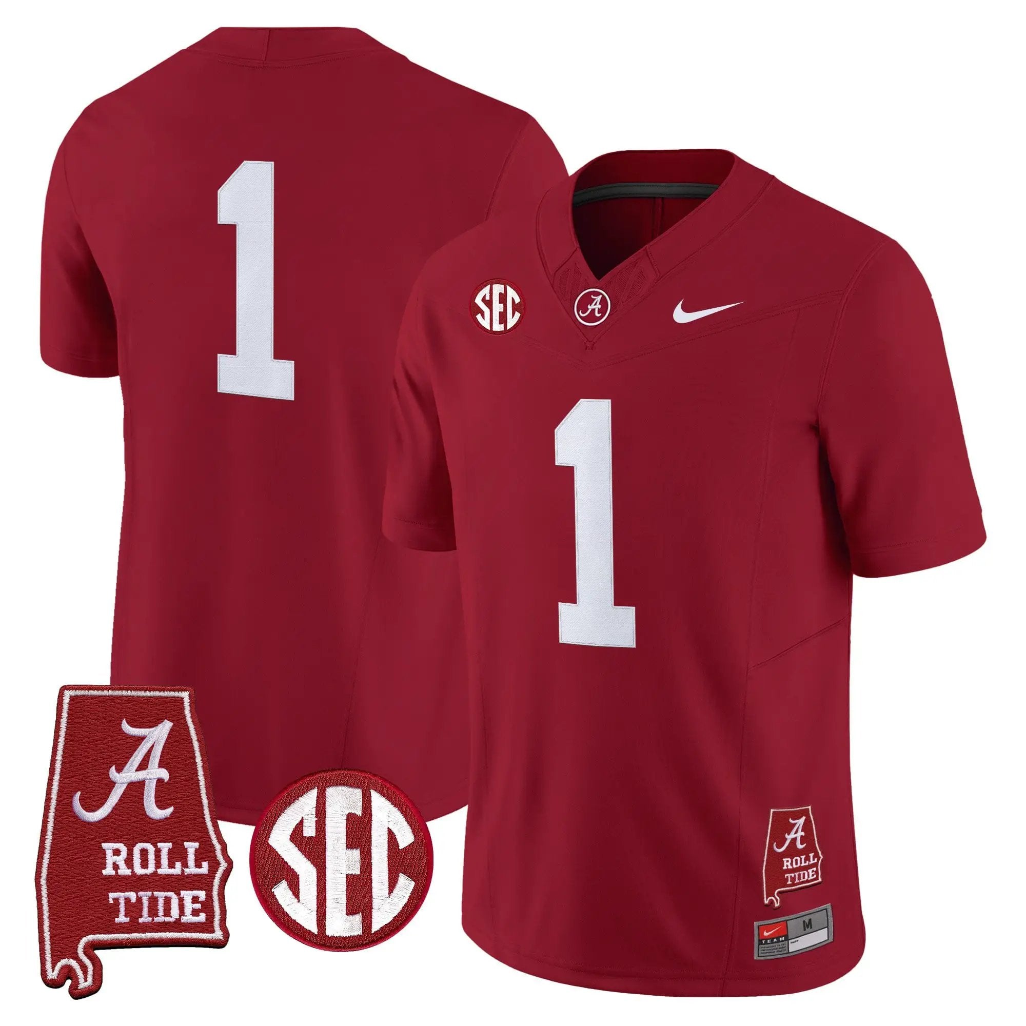 BAMA 2026 Vapor Limited Jersey - Alabama Map - Stitched by Alabama Crimson Tide