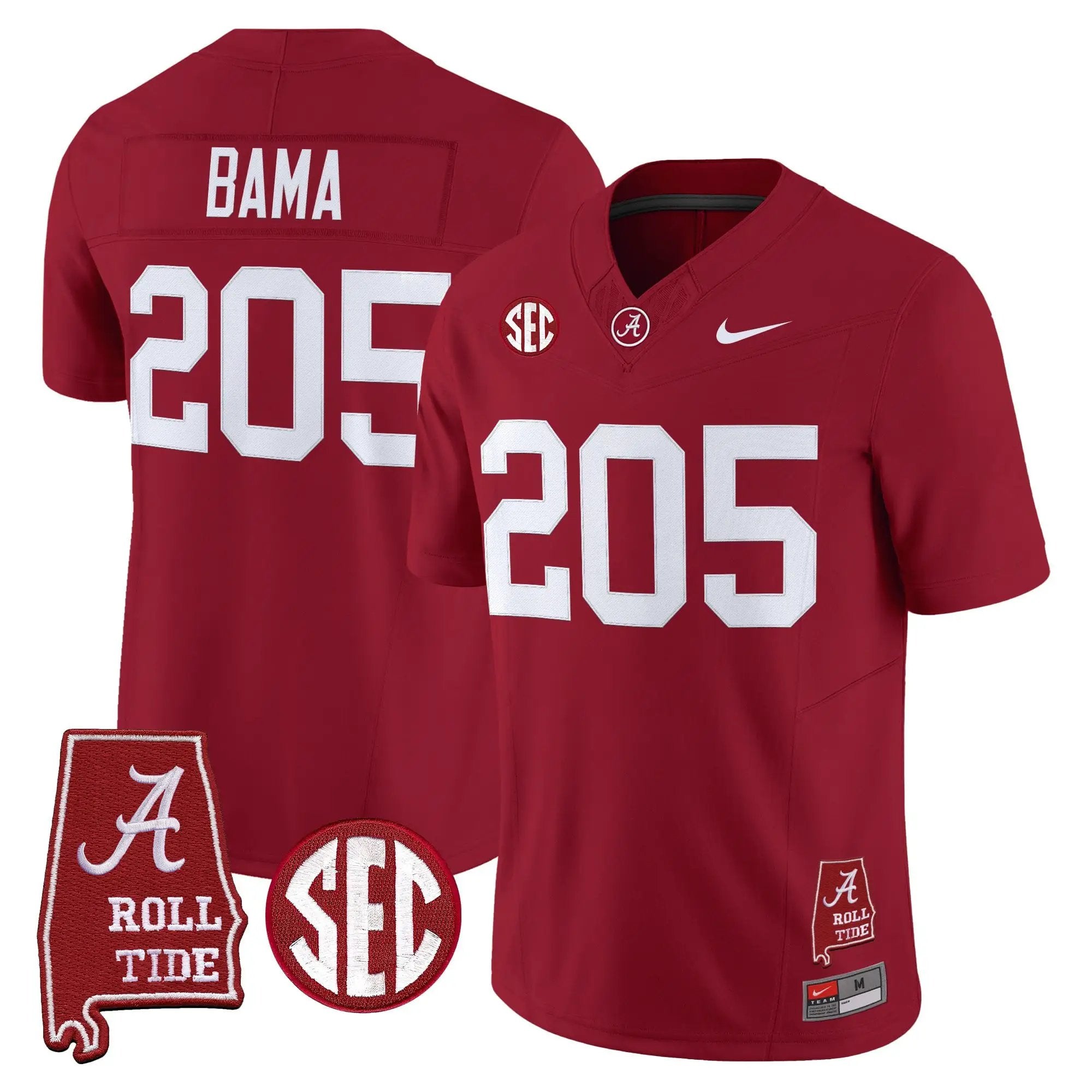 BAMA 2026 Vapor Limited Jersey - Alabama Map - Stitched by Alabama Crimson Tide