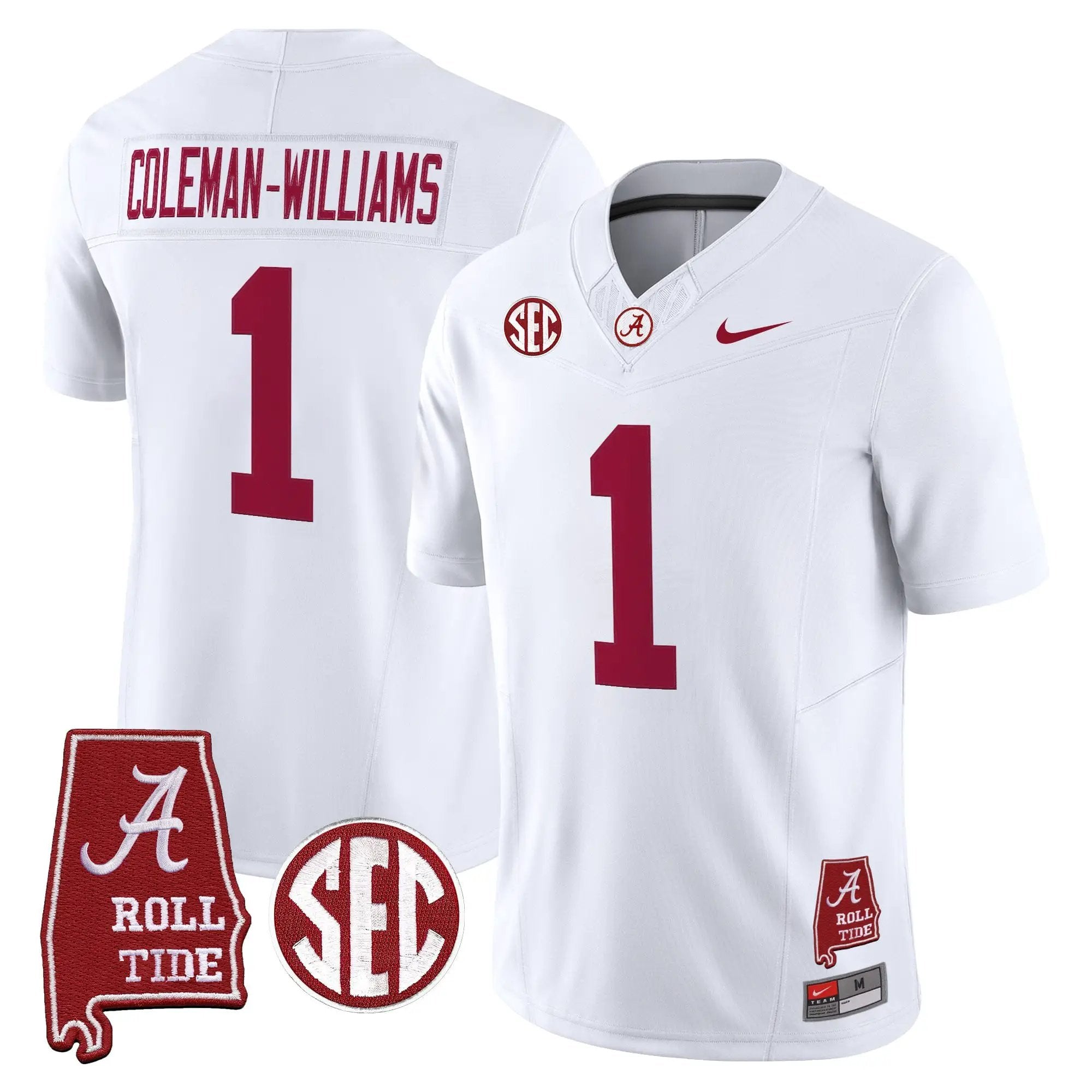 BAMA 2026 Vapor Limited Jersey - Alabama Map - Stitched by Alabama Crimson Tide