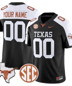 TEX 2026 State Map & SEC Patch Vapor Limited Custom Jersey - Stitched by Digigearus