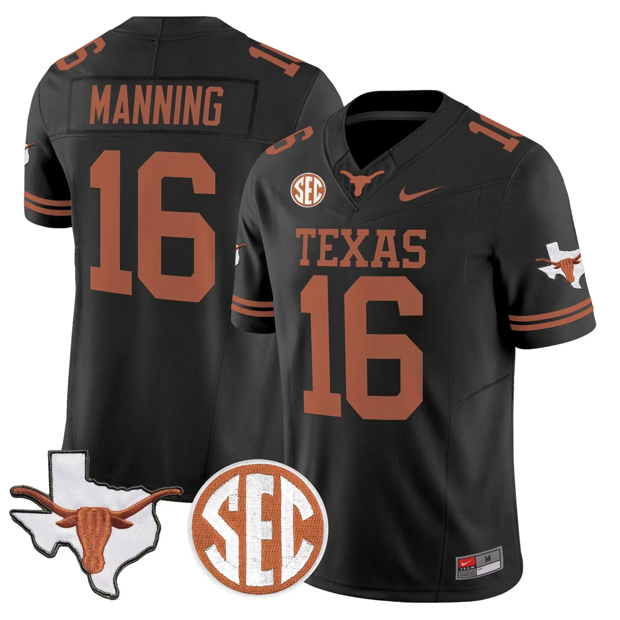 TEX 2026 State Map & SEC Patch Vapor Limited Jersey - Stitched by Digigearus