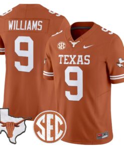 TEX 2026 State Map & SEC Patch Vapor Limited Jersey - Stitched by Digigearus
