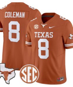 TEX 2026 State Map & SEC Patch Vapor Limited Jersey - Stitched by Digigearus