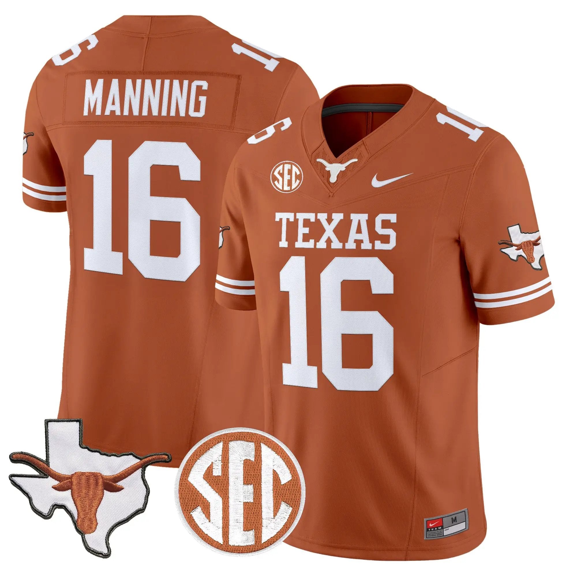 TEX 2026 State Map & SEC Patch Vapor Limited Jersey - Stitched by Digigearus