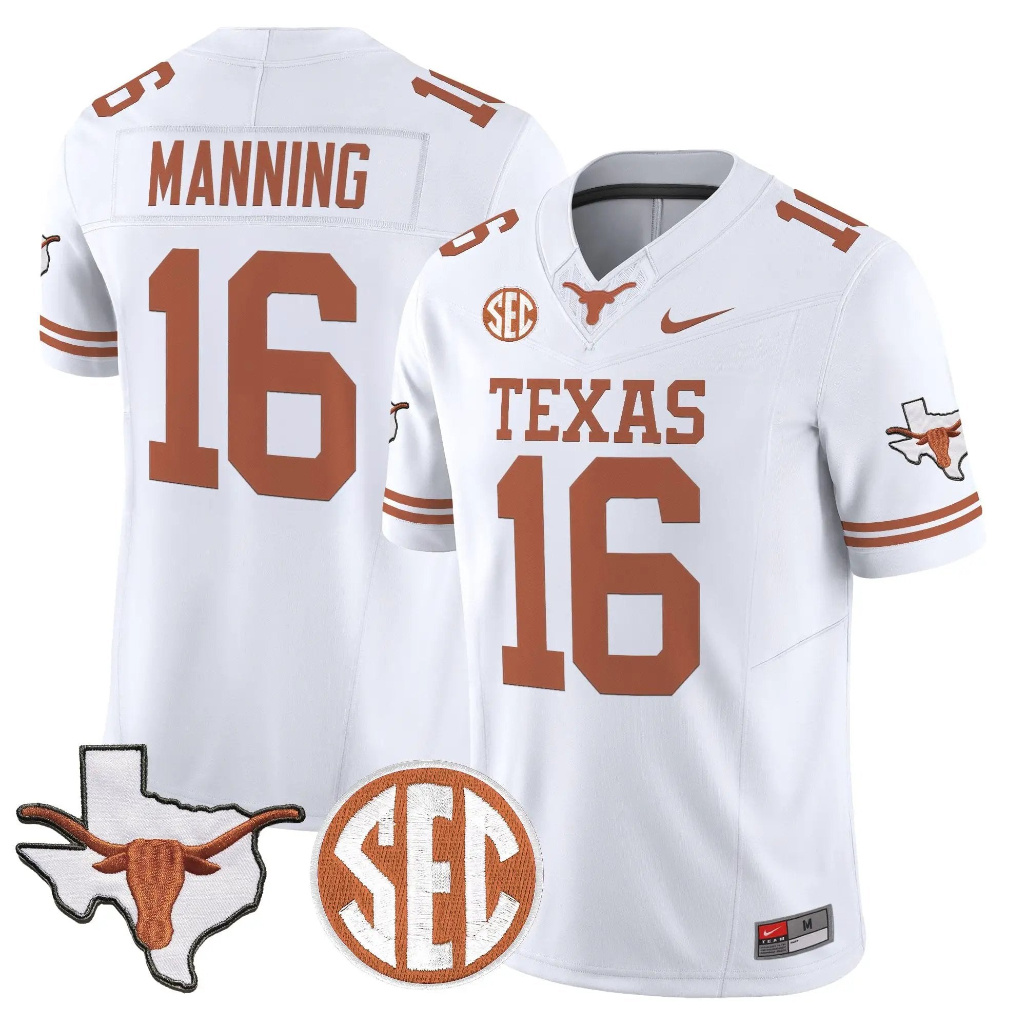 TEX 2026 State Map & SEC Patch Vapor Limited Jersey - Stitched by Digigearus