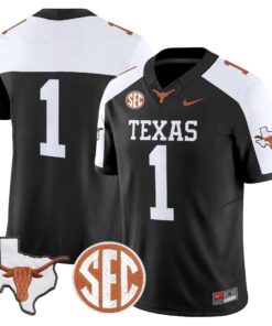 TEX 2026 State Map & SEC Patch Vapor Limited Jersey - Stitched by Digigearus