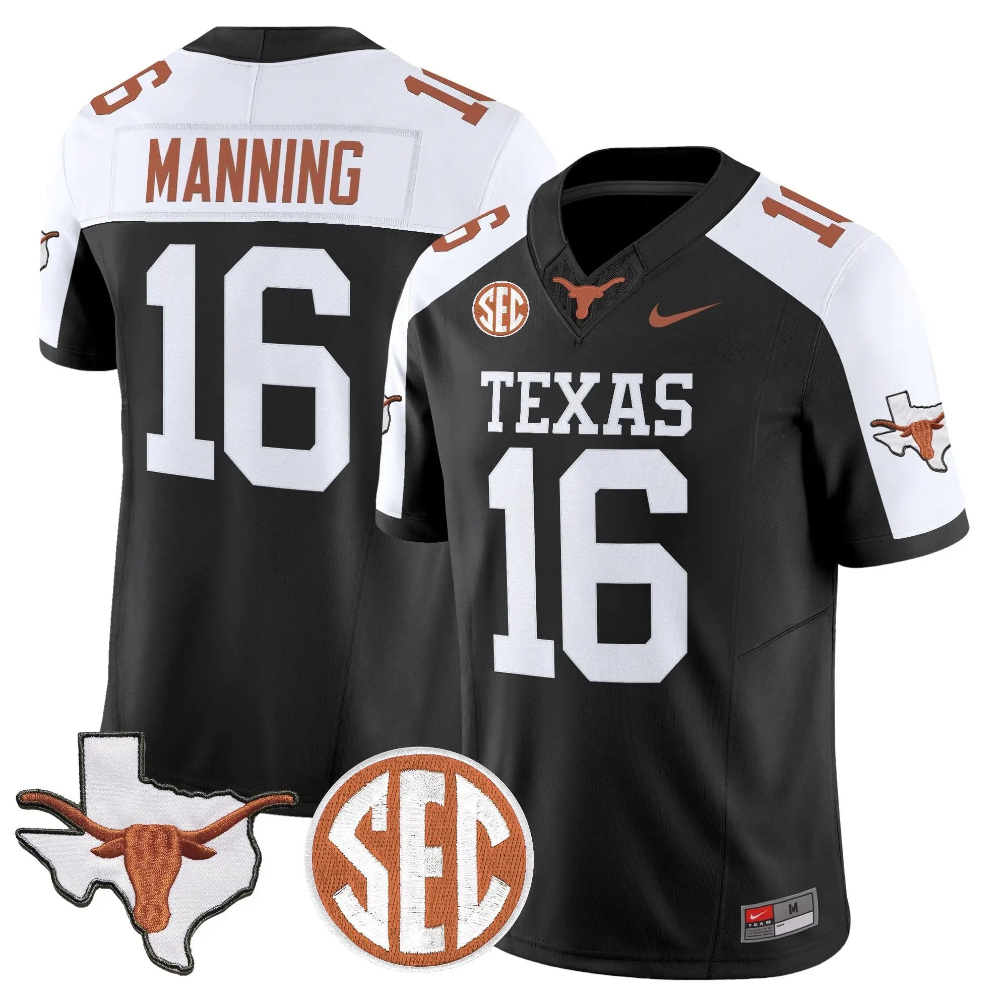 TEX 2026 State Map & SEC Patch Vapor Limited Jersey - Stitched by Digigearus