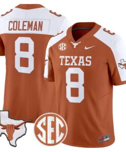 TEX 2026 State Map & SEC Patch Vapor Limited Jersey - Stitched by Digigearus