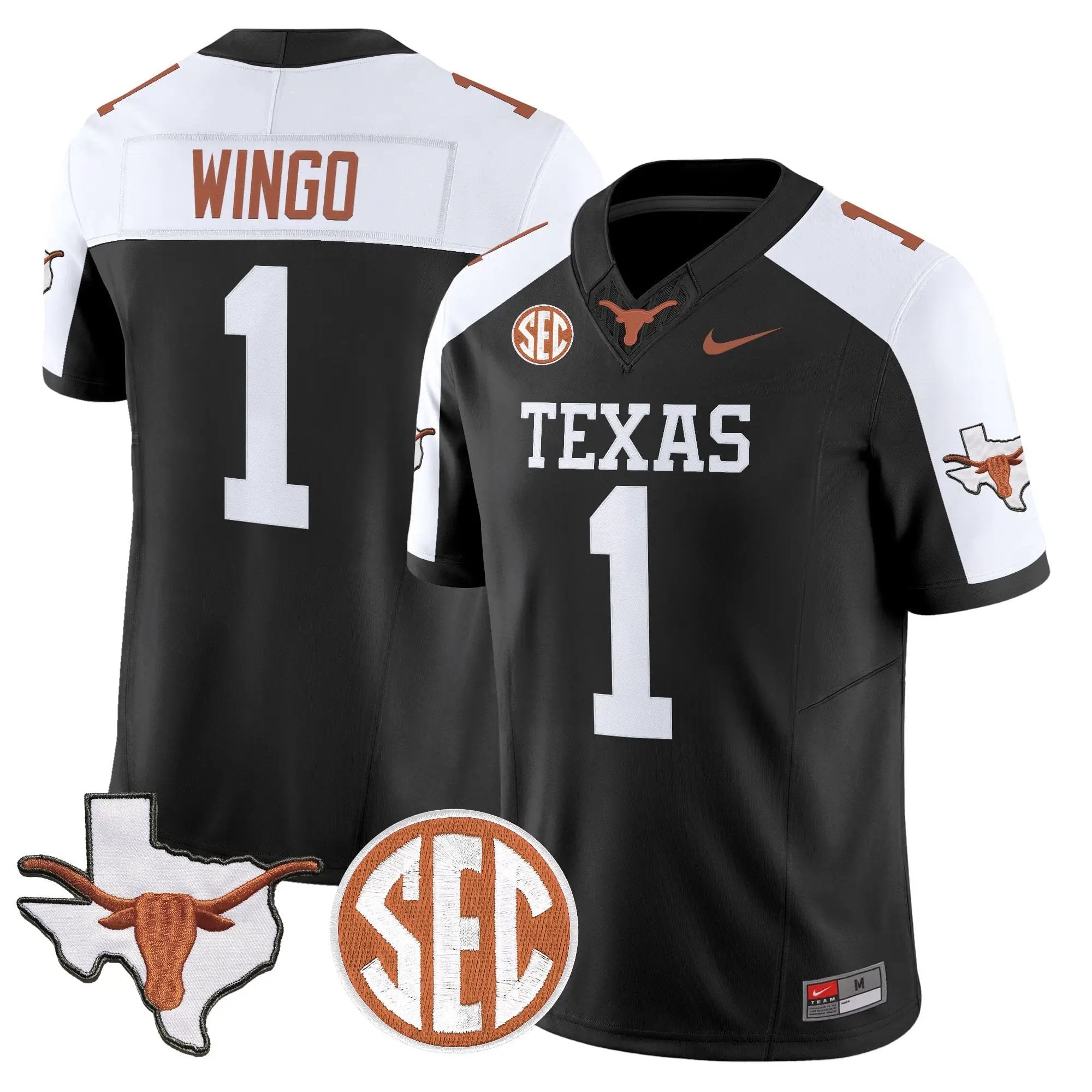 TEX 2026 State Map & SEC Patch Vapor Limited Jersey - Stitched by Digigearus