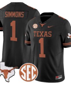 TEX 2026 State Map & SEC Patch Vapor Limited Jersey - Stitched by Digigearus