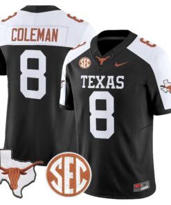 TEX 2026 State Map & SEC Patch Vapor Limited Jersey - Stitched by Digigearus