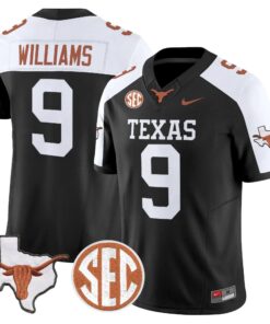 TEX 2026 State Map & SEC Patch Vapor Limited Jersey - Stitched by Digigearus