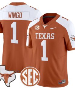 TEX 2026 State Map & SEC Patch Vapor Limited Jersey - Stitched by Digigearus
